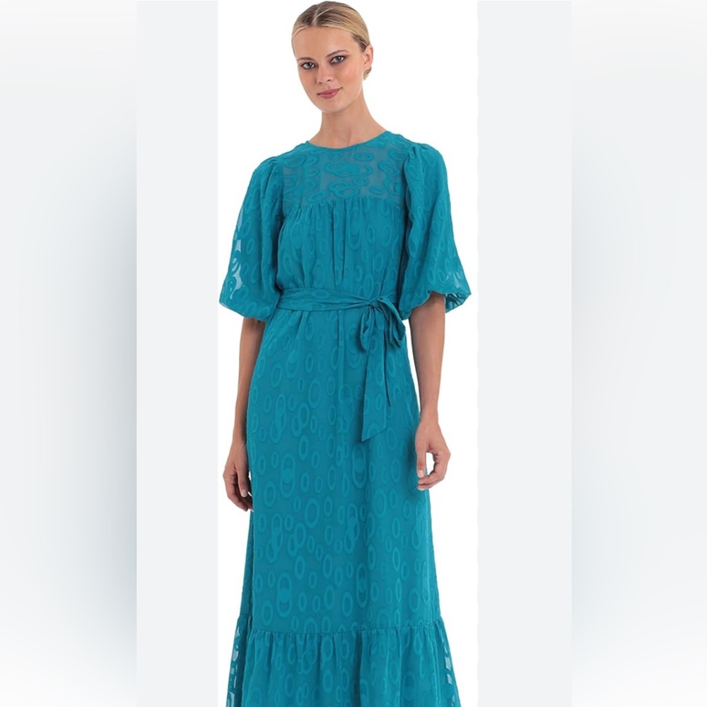 Beautiful midi Donna Morgan teal dress